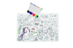 Reusable silicone drawing mat- enchanted kingdom