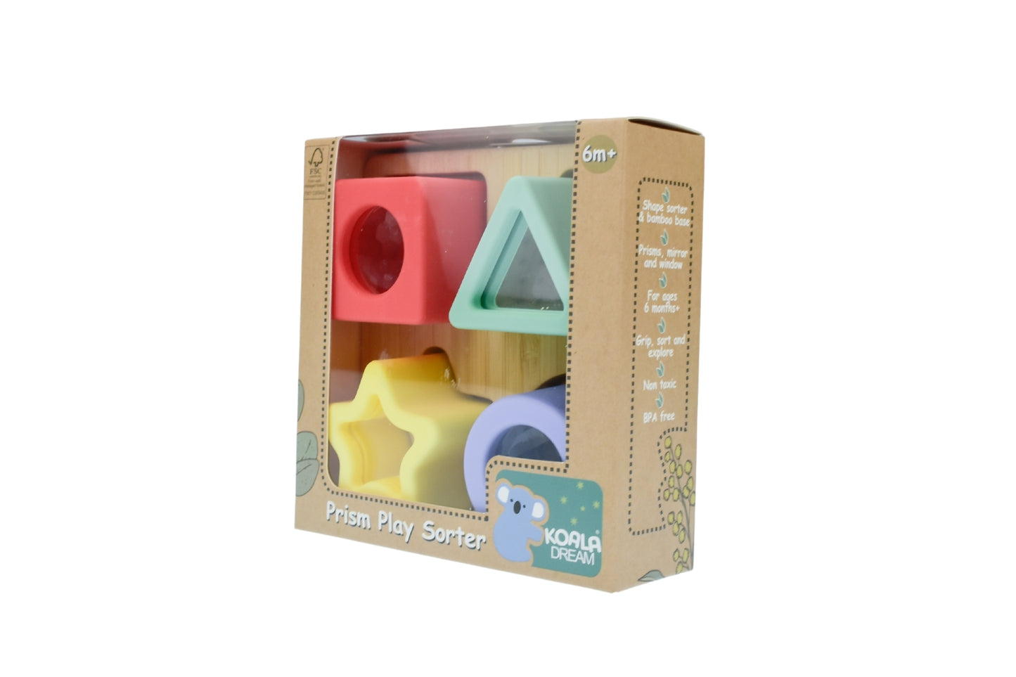 Silicone prism shape sorter