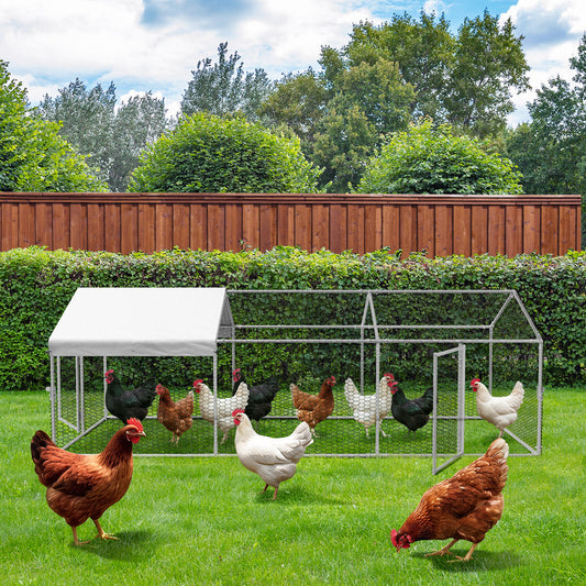 Chicken Coop Large Galvanised 3x1x1cm