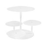 Cake Stand Acrylic Holder Display Round Clear Wedding Party