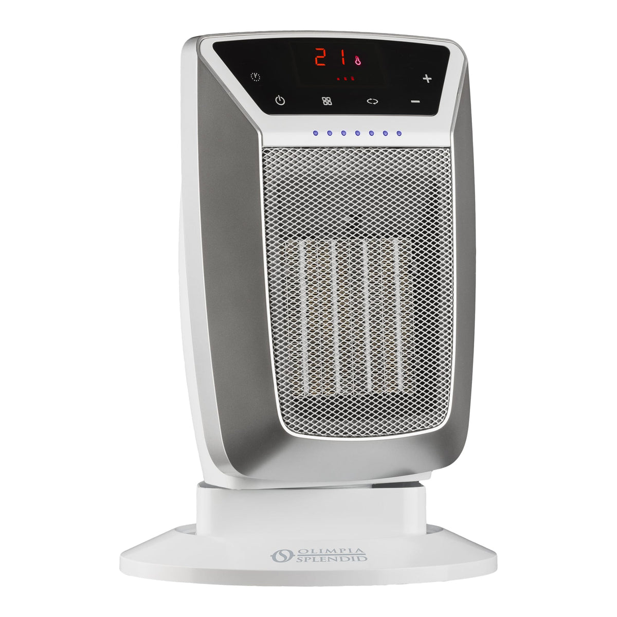 Silver heater 238x337x173cm, side view
