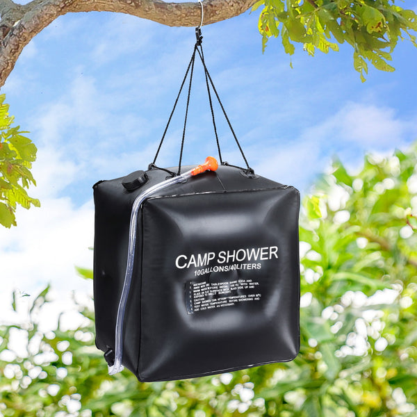  Camping Shower Bag 40L Black