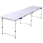 Portable Aluminum Folding Camping Table 240cm