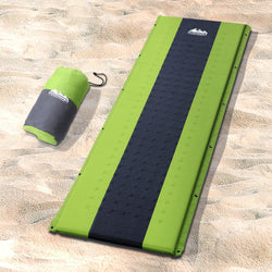 Self Inflating Mattress Camping Mat Air Bed Pad Single Green