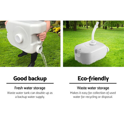 Camping Basin Portable Hand Wash Sink 43L