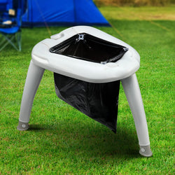 Portable Folding Toilet Camping Plastic Bag