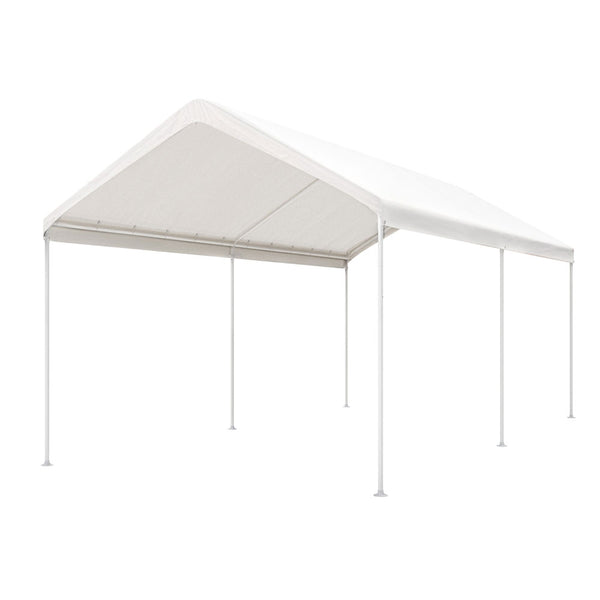  3x6m Carport Kit - Portable Steel Gazebo Garden Shelter