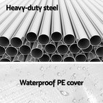 3x6m Carport Kit - Portable Steel Gazebo Garden Shelter