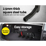 4-Bike Carrier Rack For 2 Hitch Mount - Foldable Black