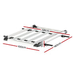 Car Roof Rack Basket Luggage Vehicle Cargo Carrier 140Cm Silver