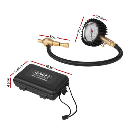 Tyre Deflater with Pressure Gauge Valve