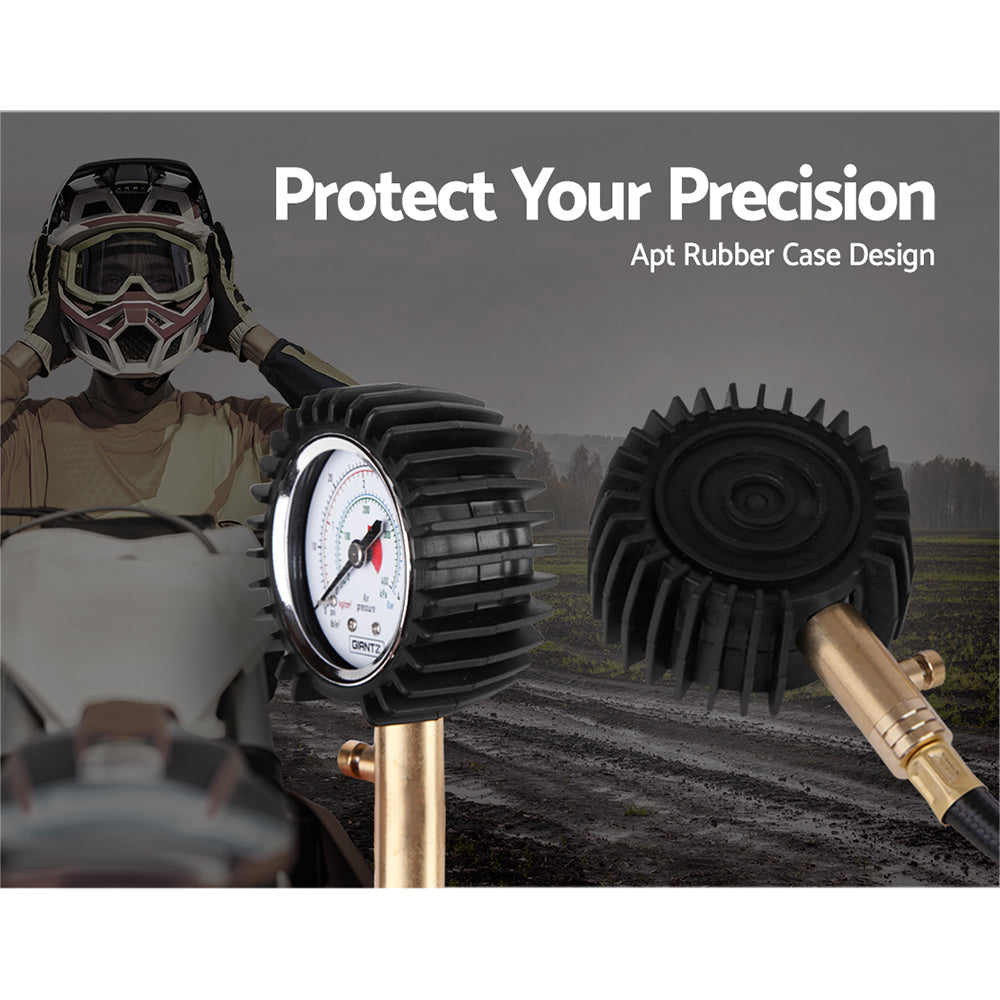 Tyre Deflater with Pressure Gauge Valve