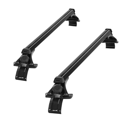 Car Roof Racks Pod Aluminium Cross Bars Brackets 145Cm Black