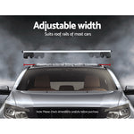 Adjustable Car Roof Rack 1390mm Aluminium Silver