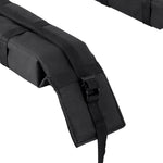 Soft Car Roof Rack 116Cm Kayak Luggage Carrier Adjustable Strap Black