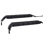 Soft Car Roof Rack 116Cm Kayak Luggage Carrier Adjustable Strap Black