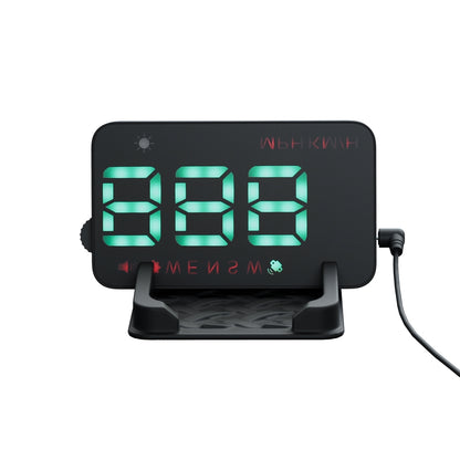 Car Digital Gps Speedometer Heads Up Display Overspeed Warning Alarm