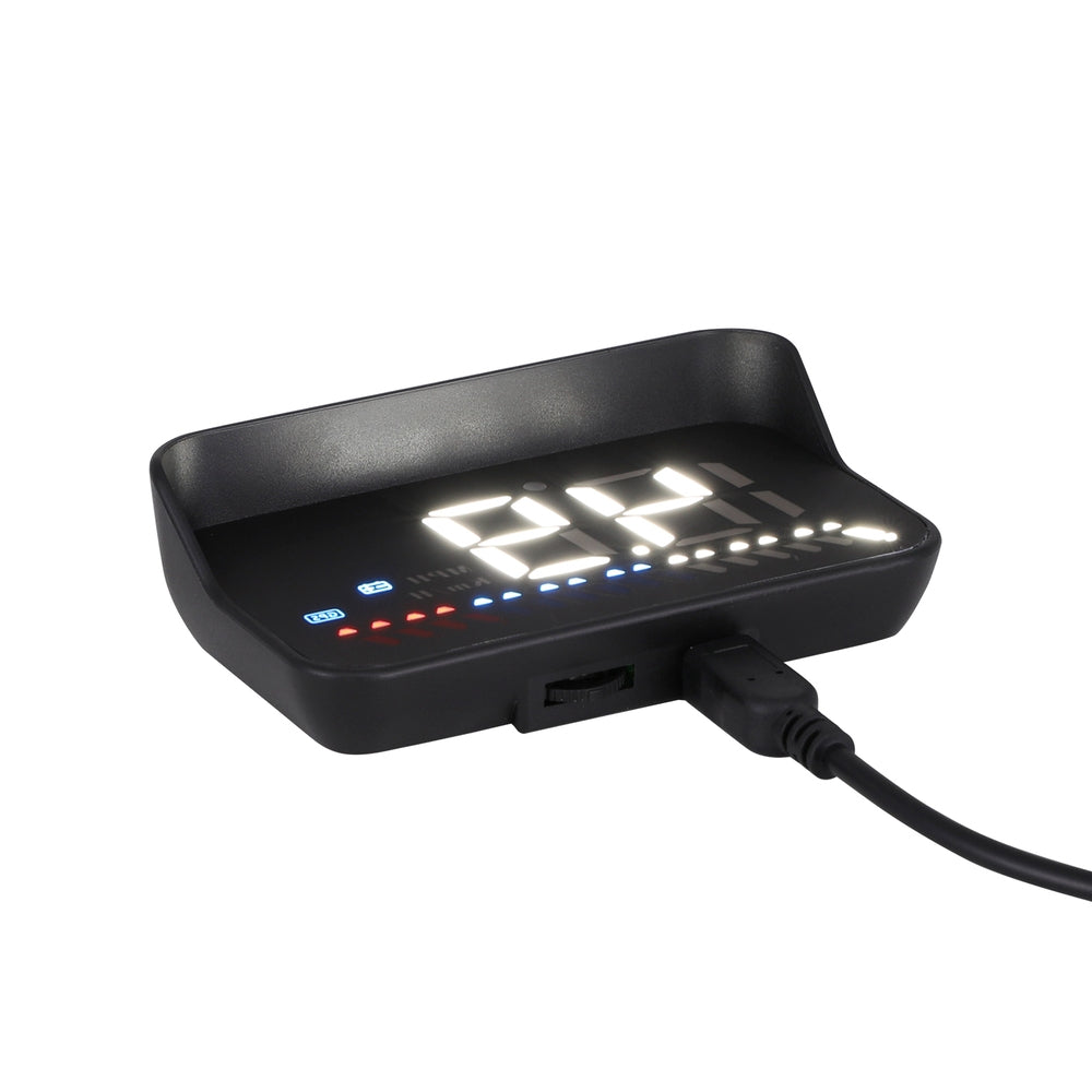 Car Digital Gps Speedometer Heads Up Display Overspeed Warning Alarm