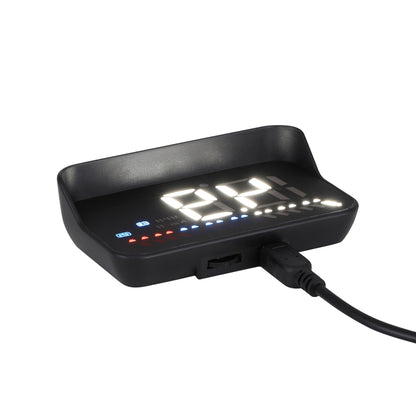 Car Digital Gps Speedometer Heads Up Display Overspeed Warning Alarm