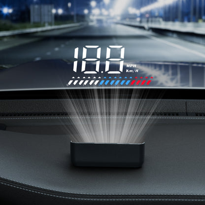 Car Digital Gps Speedometer Heads Up Display Overspeed Warning Alarm