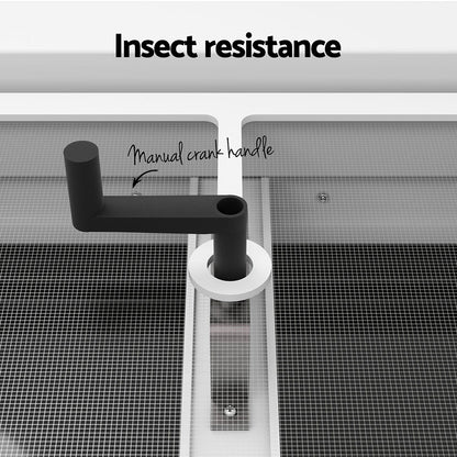 Caravan Roof Vent Hatch Black/White