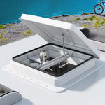 Caravan Roof Vent Hatch Black/White