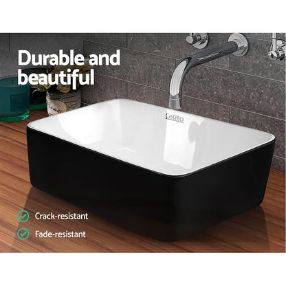 Bathroom Basin Ceramic Vanity Sink Hand Wash Bowl Large