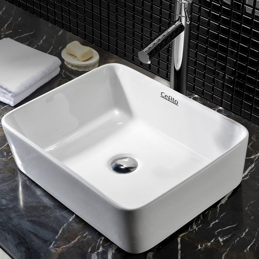 Bathroom Basin Ceramic Vanity Sink Hand Wash Bowl White