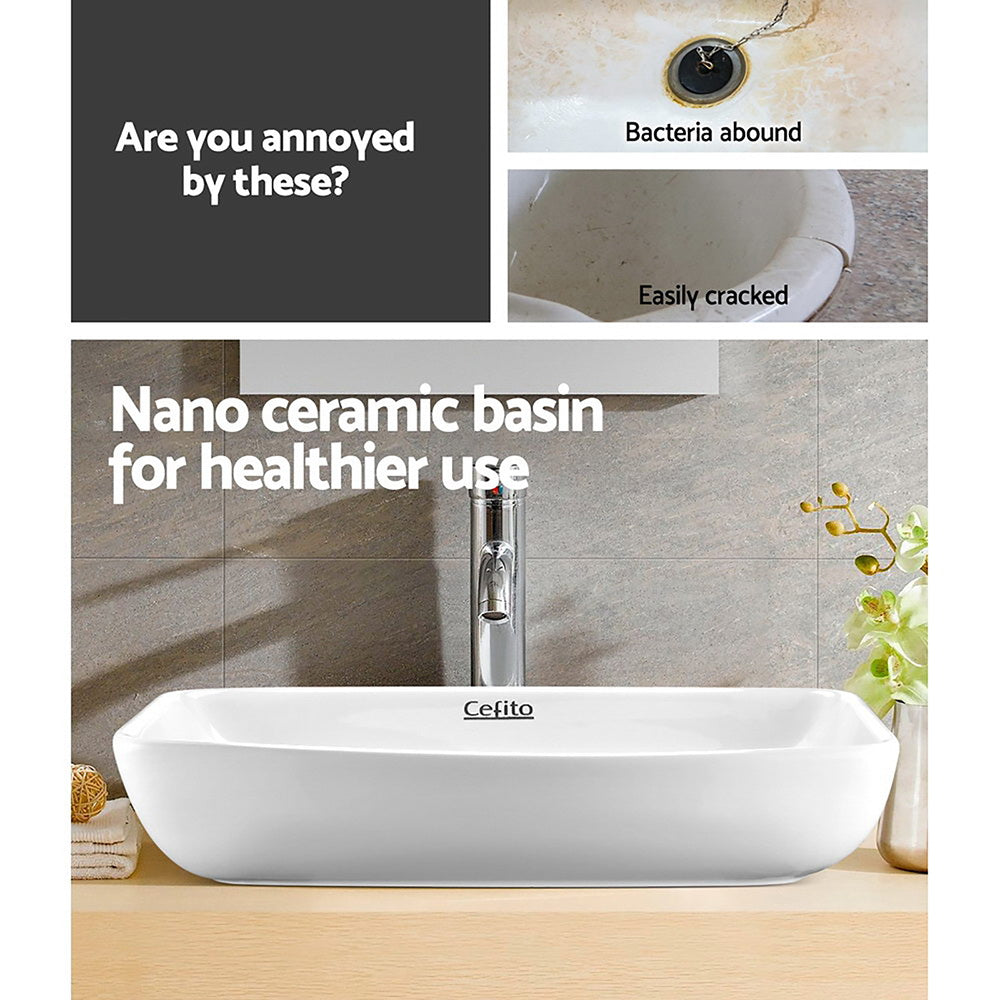 Bathroom Basin Ceramic Vanity Sink Hand Wash Bowl Jumbo