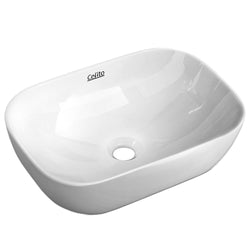 Bathroom Basin Ceramic Vanity Sink Hand Wash Bowl Compact