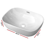 Bathroom Basin Ceramic Vanity Sink Hand Wash Bowl Compact