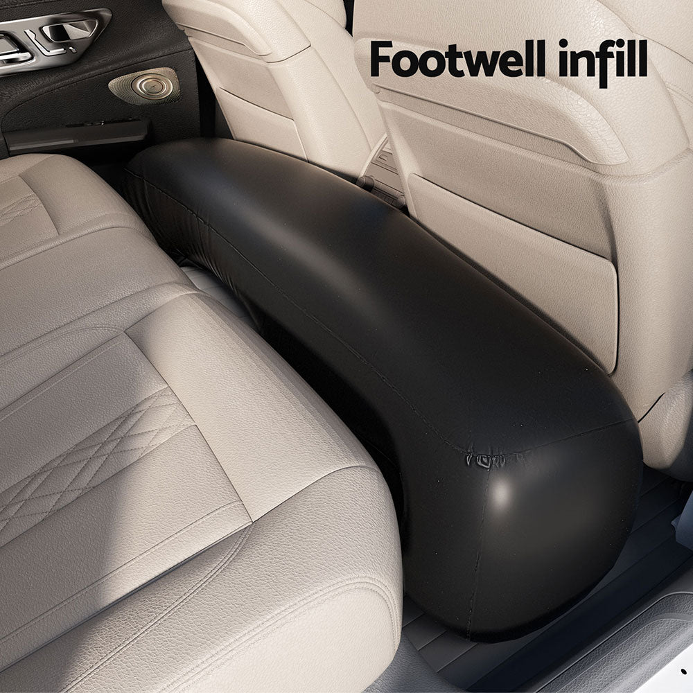 Car Mattress Inflatable Back Seat Camping Bed Black/Grey/Beige