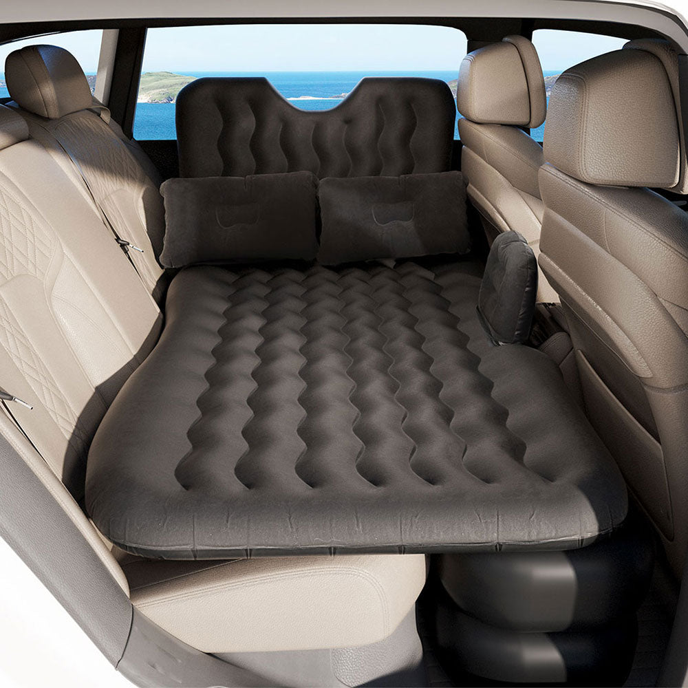 Car Mattress Inflatable Back Seat Camping Bed Black/Grey/Beige