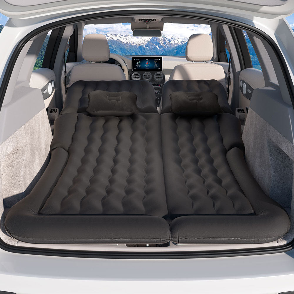 Car Mattress Inflatable Back Seat Camping Bed Black/Grey/Beige
