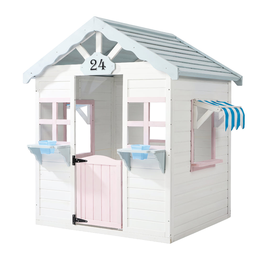 Wooden Cubby House Outdoor 106x106x140cm