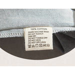 Sheet Set Cotton Sheets King Blue Dark Grey