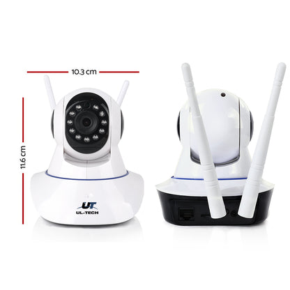 1080P Wireless Ip Camera Security Wifi Cam White