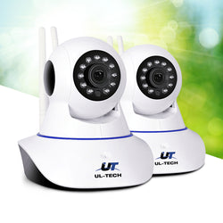 1080P Wireless Ip Cameras Security Wifi Cam White