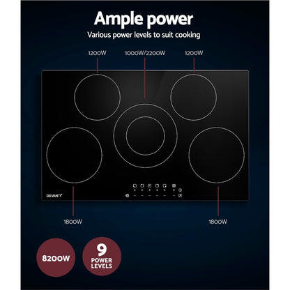 Electric Ceramic Cooktop 90Cm