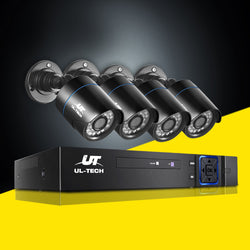 4Ch Dvr 4 Cameras Hd Surveillance Solution