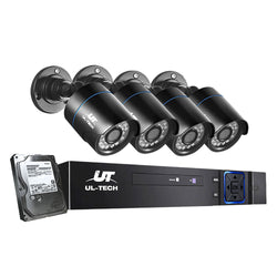 4Ch Dvr 4 Cameras Enhanced Surveillance Package