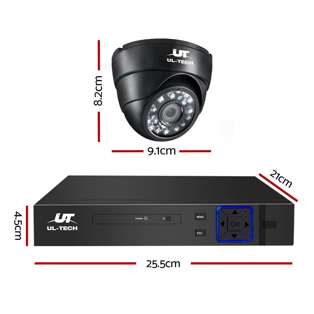 8Ch Dvr 4 Cameras Full Hd Security Setup