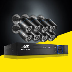 8Ch Dvr 8 Cameras High-Def Surveillance Solution