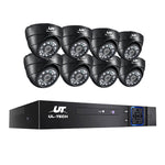 8Ch Dvr 8 Cameras Full Hd Security Combo