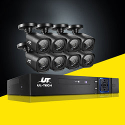 8Ch Dvr 8 Cameras Advanced Surveillance Solution