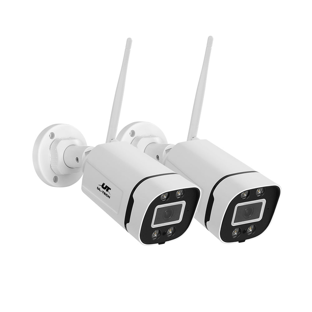 Wireless Cctv 3Mp 2 Cameras Square