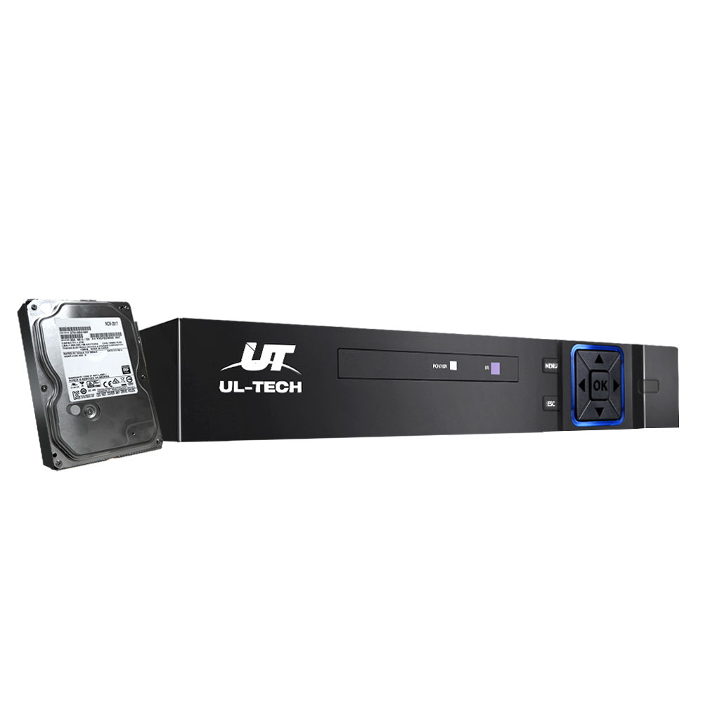 8Ch Dvr 1080P 5In1 Cctv Video Recorder 4Tb Hard Drive