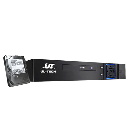 8Ch Dvr 1080P 5In1 Cctv Video Recorder 4Tb Hard Drive