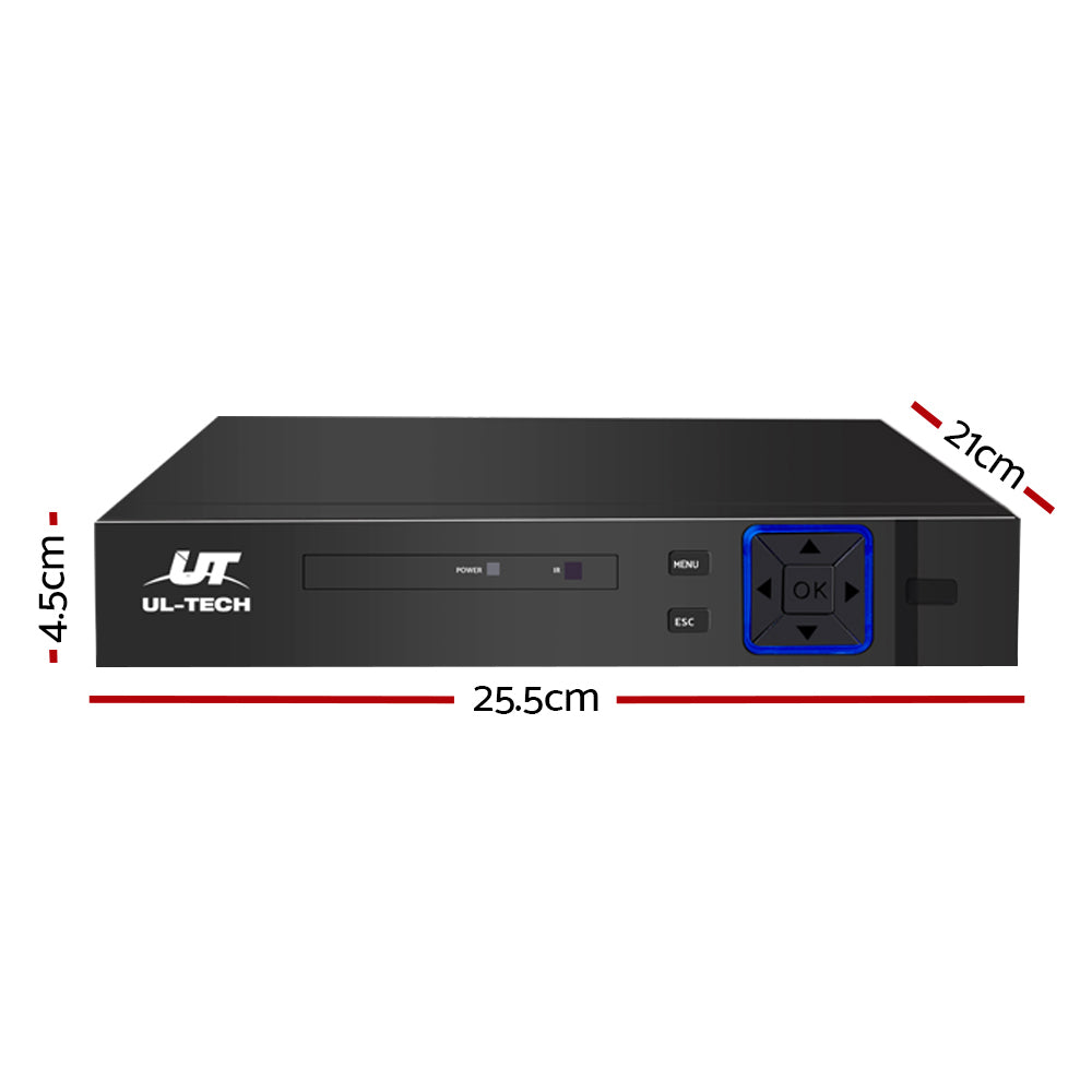 8Ch Dvr 1080P 5In1 Cctv Video Recorder 4Tb Hard Drive