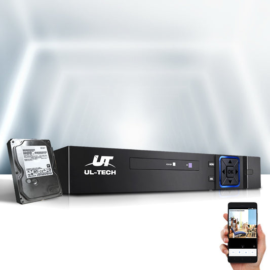 8Ch Dvr 1080P 5In1 Cctv Video Recorder 4Tb Hard Drive